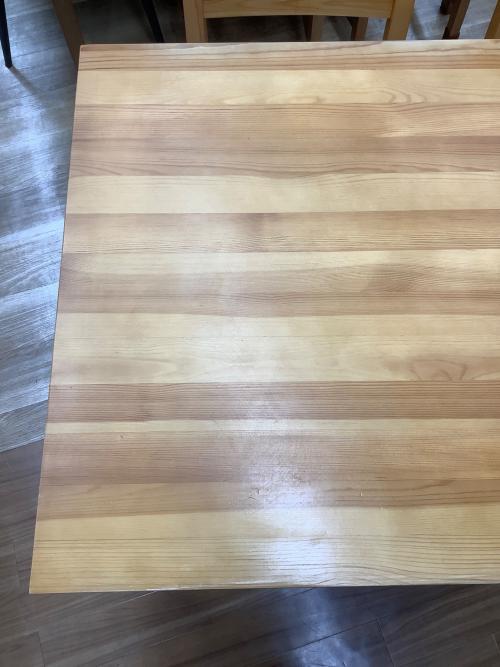 ナフコ ダイニング5点セット ナチュラル