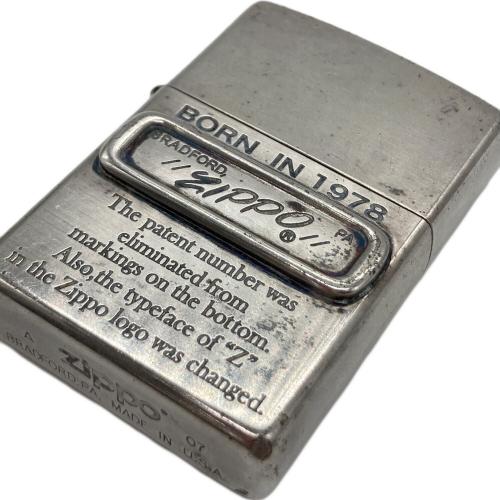 ZIPPO (ジッポ) ZIPPO 2007年製 USA製/BORN 1978