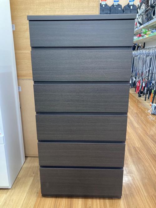 6段チェスト 78 ダークブラウン