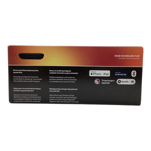 BOSE (ボーズ) SoundLink Flex Portable Speaker (第2世代) 887612-0100