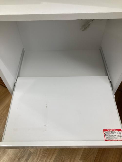 ニトリ 2枚扉レンジ台 ホワイト コパン