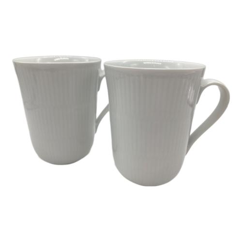 ROYAL COPENHAGEN (ロイヤル・コペンハーゲン) マグカップ MUG33 ホワイトフルーテッド