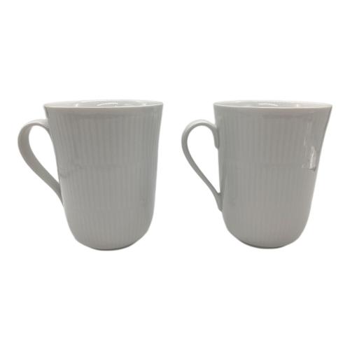 ROYAL COPENHAGEN (ロイヤル・コペンハーゲン) マグカップ MUG33 ホワイトフルーテッド