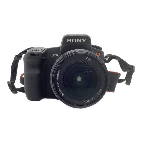 SONY (ソニー) デジタル一眼レフカメラ DSLR-A200 動作未確認 ジャンク品として販売