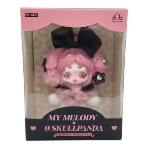 POP MART (ポップマート) MY MELODY×0 SKULLPANDA キャラクターグッズ SKULLPANDA×MY MELODY Plush