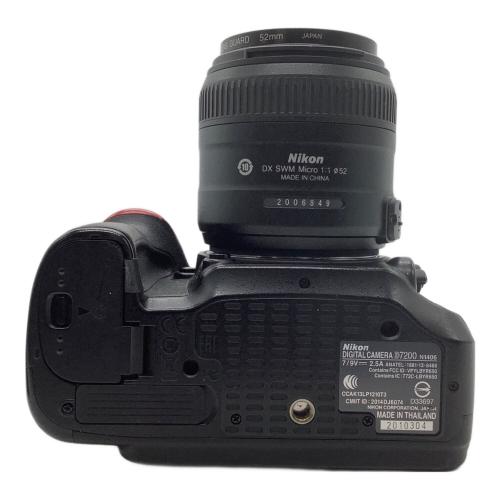 Nikon (ニコン) デジタル一眼レフカメラ D7200