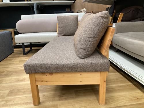 シギヤマ家具 (シギヤマカグ) 2人掛けソファー  ナチュラル×チャコールグレー YUU