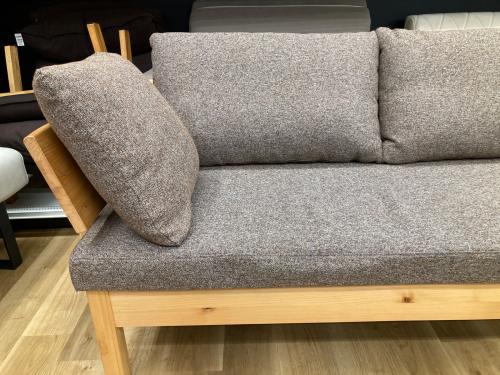 シギヤマ家具 (シギヤマカグ) 2人掛けソファー  ナチュラル×チャコールグレー YUU