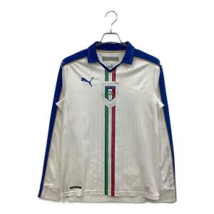 サッカーイタリア代表 サッカーユニフォーム 747400 イタリア代表 2015 アウェイ PUMA レプリカ メンズ SIZE S ホワイト×ブラック