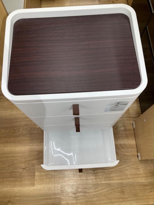 ROYAL DRAWER 4段チェスト RD-544WH/DBR ホワイト×ダークブラウン