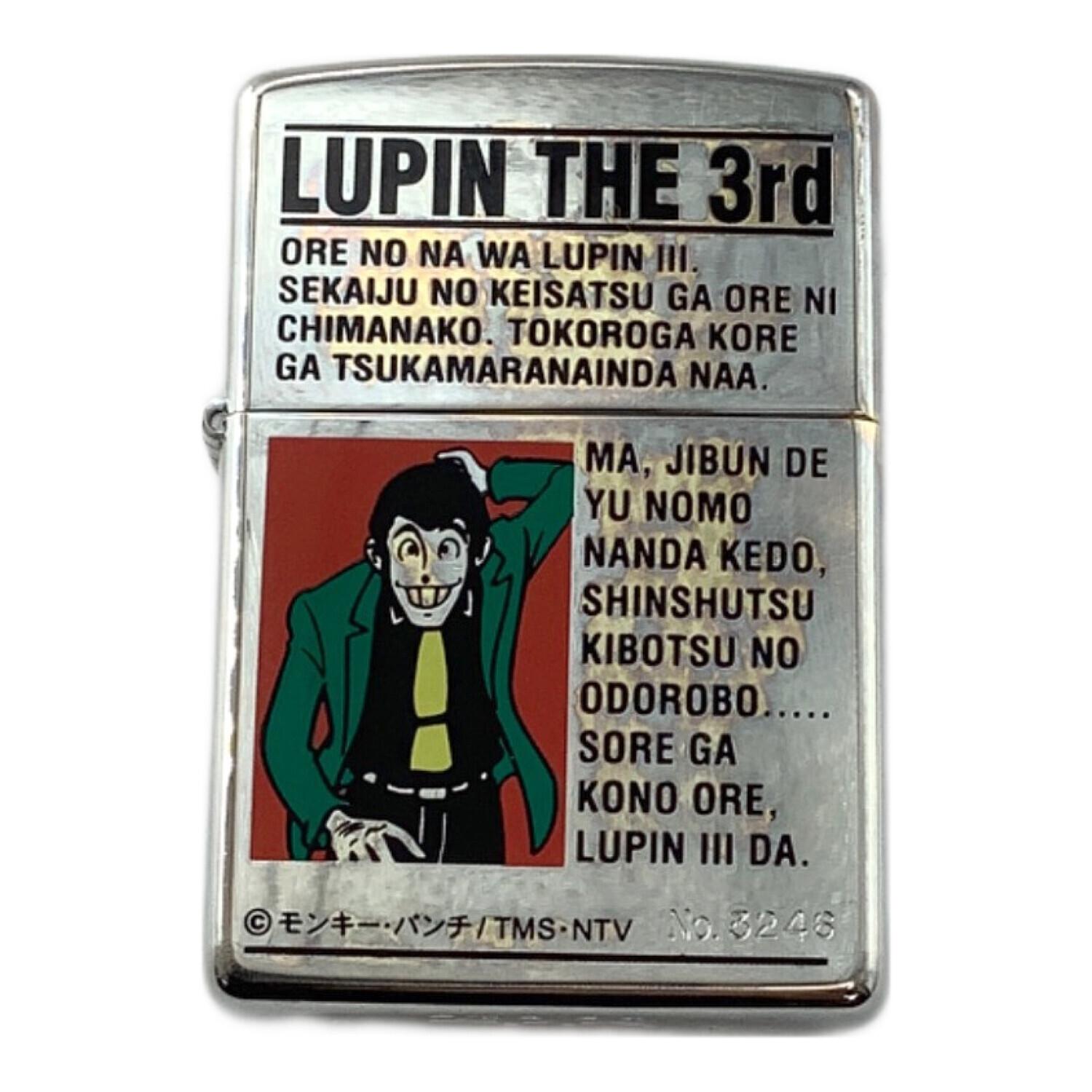 LUPIN THE THIRD ZIPPO オイルライター ルパン三世ZIPPOライター