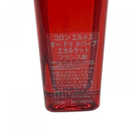 HERMES (エルメス) オードゥルバーブ 15ml 残量80%-99% エカルラット