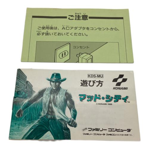 マッドシティ ファミコン用ソフト -
