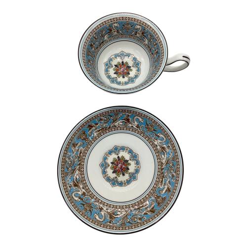 Wedgwood (ウェッジウッド) カップ&ソーサー フロレンティーン・ターコイズ