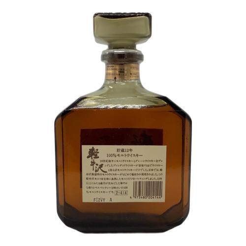 メルシャン 軽井沢 ジャパニーズウィスキー 貯蔵12年 液面低下小 720ml