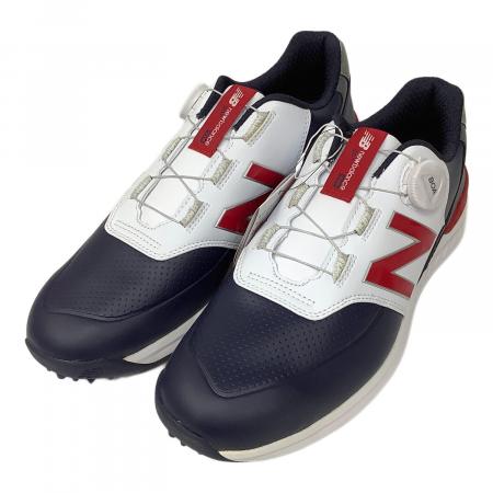 New Balance ゴルフシューズ ネイビー/ホワイト/レッド26.5cm NEW BALANCE (ニューバランス) ゴルフシューズ MGB996N2 メンズ SIZE