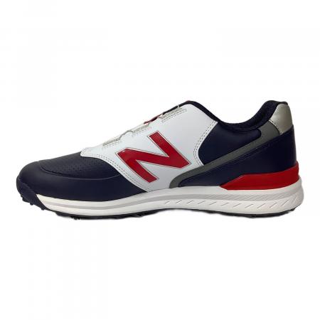 【未使用】New Balance996ゴルフシューズネイビー/レッド24.5cm NEW BALANCE (ニューバランス) ゴルフシューズ MGB996N2 メンズ SIZE
