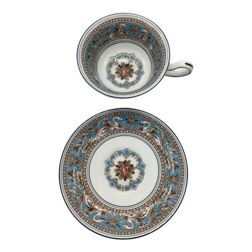 Wedgwood (ウェッジウッド) カップ&ソーサー フロレンティーン・ターコイズ