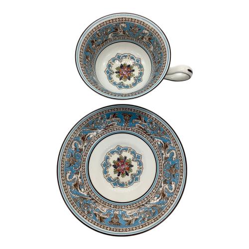 Wedgwood (ウェッジウッド) カップ&ソーサー フロレンティーン・ターコイズ