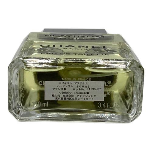 CHANEL (シャネル) オードトワレ 100ml 残量80%-99% エゴイスト プラチナム