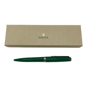 ROLEX (ロレックス) ボールペン 青色 グリーン