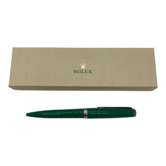 ROLEX (ロレックス) ボールペン 青色 グリーン