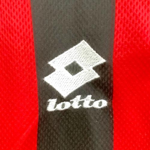 LOTTO (ロット) サッカーユニフォーム メンズ SIZE L レッド×ブラック