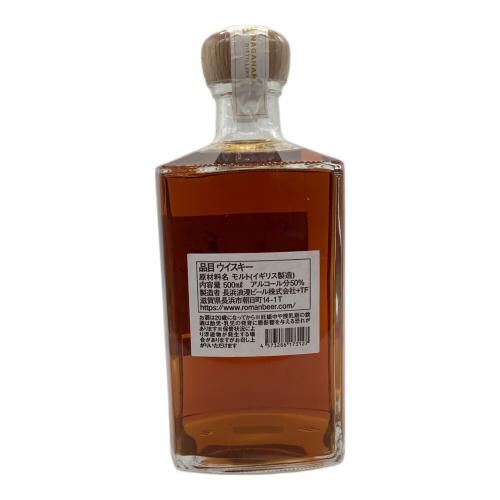 長浜浪漫ビール株式会社 長濱 ウイスキー 500ml