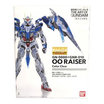 BANDAI ガンプラ 1/100 MG GN-0000+GNR-010 ダブルオーライザー カラークリア 「機動戦士ガンダム00(ダブルオー)」 2015年 機動戦士ガンダム展 THE ART OF GUNDAM 東京会場限定