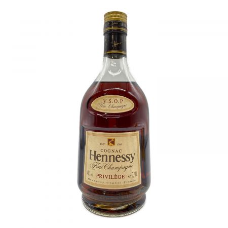 ヘネシー (Hennessy) ブランデー 700ml PRIVILEGE VSOP 金キャップ 未開封