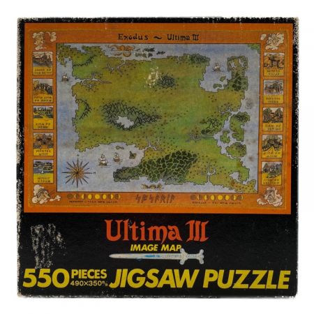 パズル 550ピース UltimaⅢイメージマップジグソーパズル