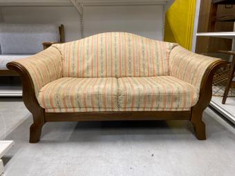 Hock（現カンディハウス） 2人掛けソファー ベージュ×ブラウン