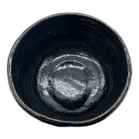 楽焼 (ラクヤキ) 茶碗 富士の絵 昭楽