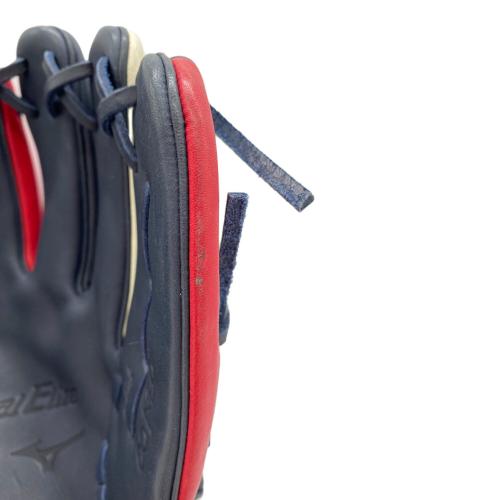 MIZUNO (ミズノ) 軟式グローブ ネイビー×レッド 勝色Collection Global Elite 内野用