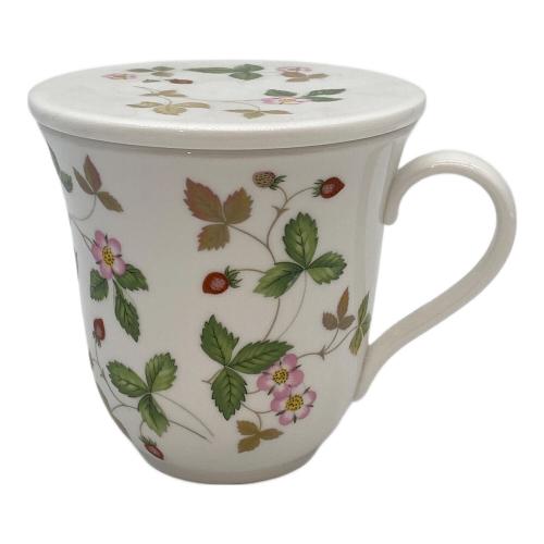 Wedgwood (ウェッジウッド) 蓋付マグカップ ワイルドストロベリー