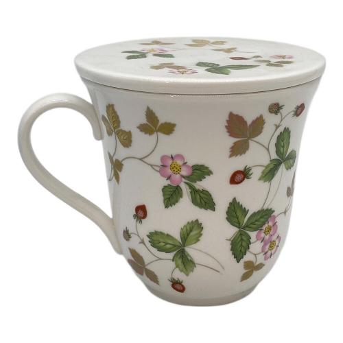 Wedgwood (ウェッジウッド) 蓋付マグカップ ワイルドストロベリー