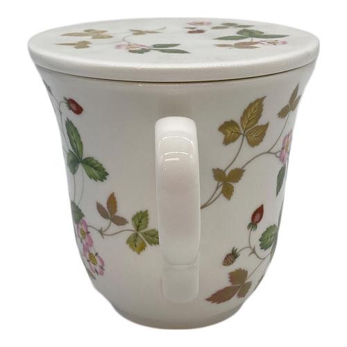 Wedgwood (ウェッジウッド) 蓋付マグカップ ワイルドストロベリー