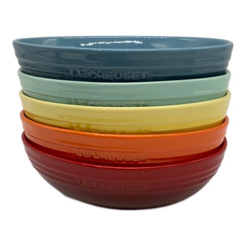 LE CREUSET (ルクルーゼ) サービングボウル レインボー 5Pセット