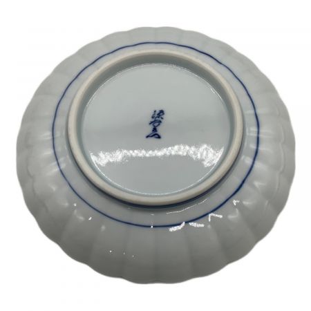 源右衛門窯 (ゲンエモンガマ) カップ&ソーサー 古伊万里風草花菊渕