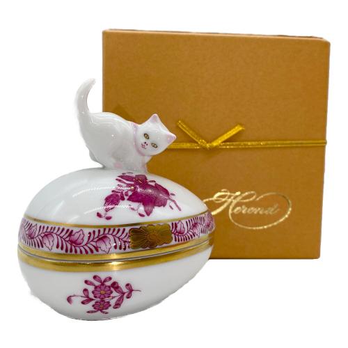 Herend (ヘレンド) ボンボニエール　ネコ