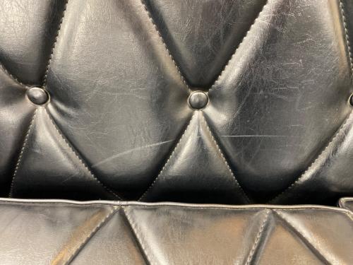 カリモク60 (カリモクロクマル) 3人掛けソファー  ロビーチェア 3シーター U36213　スタンダードブラック