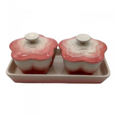 ル・クルーゼ プチ・ラムカン・フルール・コレクション LE CREUSET (ルクルーゼ) プチラムカンフルールセット 910293-01