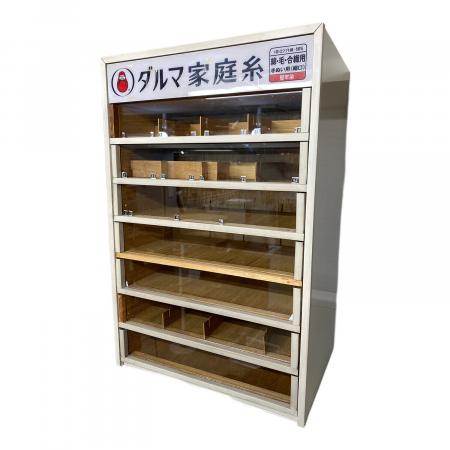 レトロ箱　昭和レトロ　レトロ棚　ダルマ家庭糸　レトロ家具　家具　希少　レア　刺繍 ダルマ家庭糸ケース 昭和レトロ｜トレファクONLINE