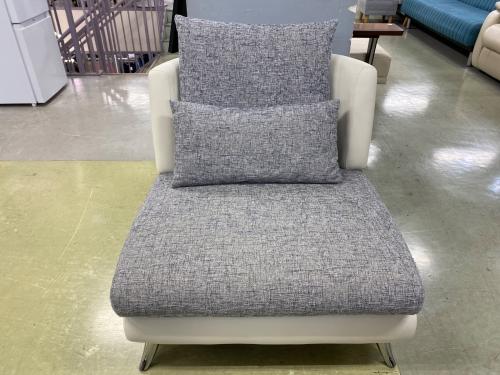 Armonia (アルモニア) 1人掛けソファー グレー×ベージュ   Bella curva（ベーラクルバ）