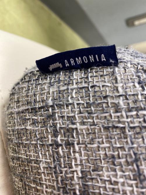 Armonia (アルモニア) 1人掛けソファー グレー×ベージュ   Bella curva（ベーラクルバ）