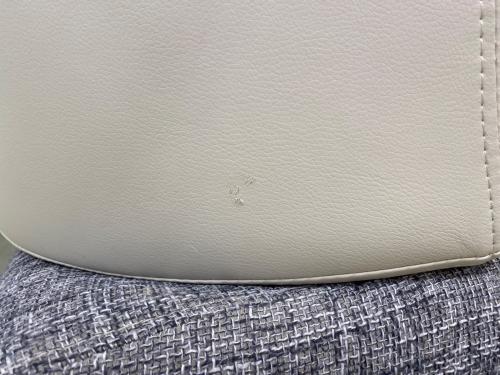 Armonia (アルモニア) 1人掛けソファー グレー×ベージュ   Bella curva（ベーラクルバ）