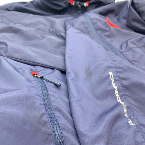 POLO RALPH LAUREN (ポロ・ラルフローレン) ゴルフ ウインドパーカ メンズ SIZE 3L-4L (US XXL) ネイビー PERFORMANCE @GF  所々ヨゴレ シミ