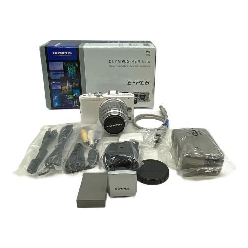 OLYMPUS (オリンパス) デジタル一眼レフカメラ レンズセット E-PL6 専用電池 V5WF38842