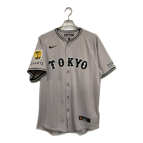 NIKE (ナイキ) NPB レプリカユニフォーム 小林誠司 メンズ SIZE L グレー 背番号22【2024 ビジター セ・リーグ チャンピオン・エンブレム レプリカ ユニホーム】 読売ジャイアンツ