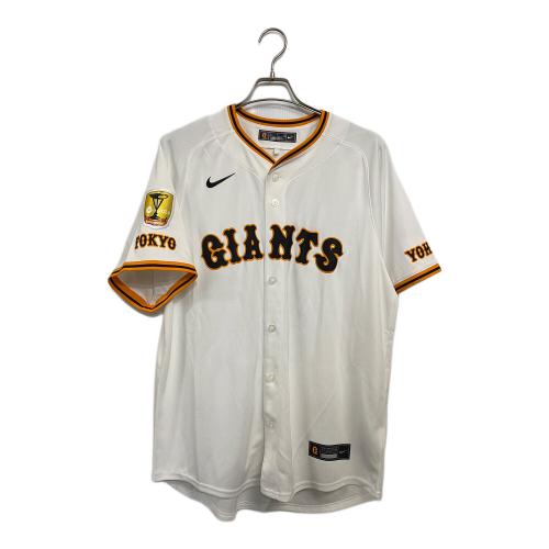 読売ジャイアンツ (ヨミウリジャイアンツ) NPB レプリカユニフォーム 吉川尚輝 メンズ SIZE L ホワイト 背番号2【2024 セ・リーグ チャンピオン・エンブレム レプリカ ユニホーム】 NIKE
